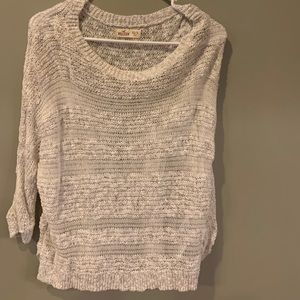 Cream Hollister knit sweater size XS/S